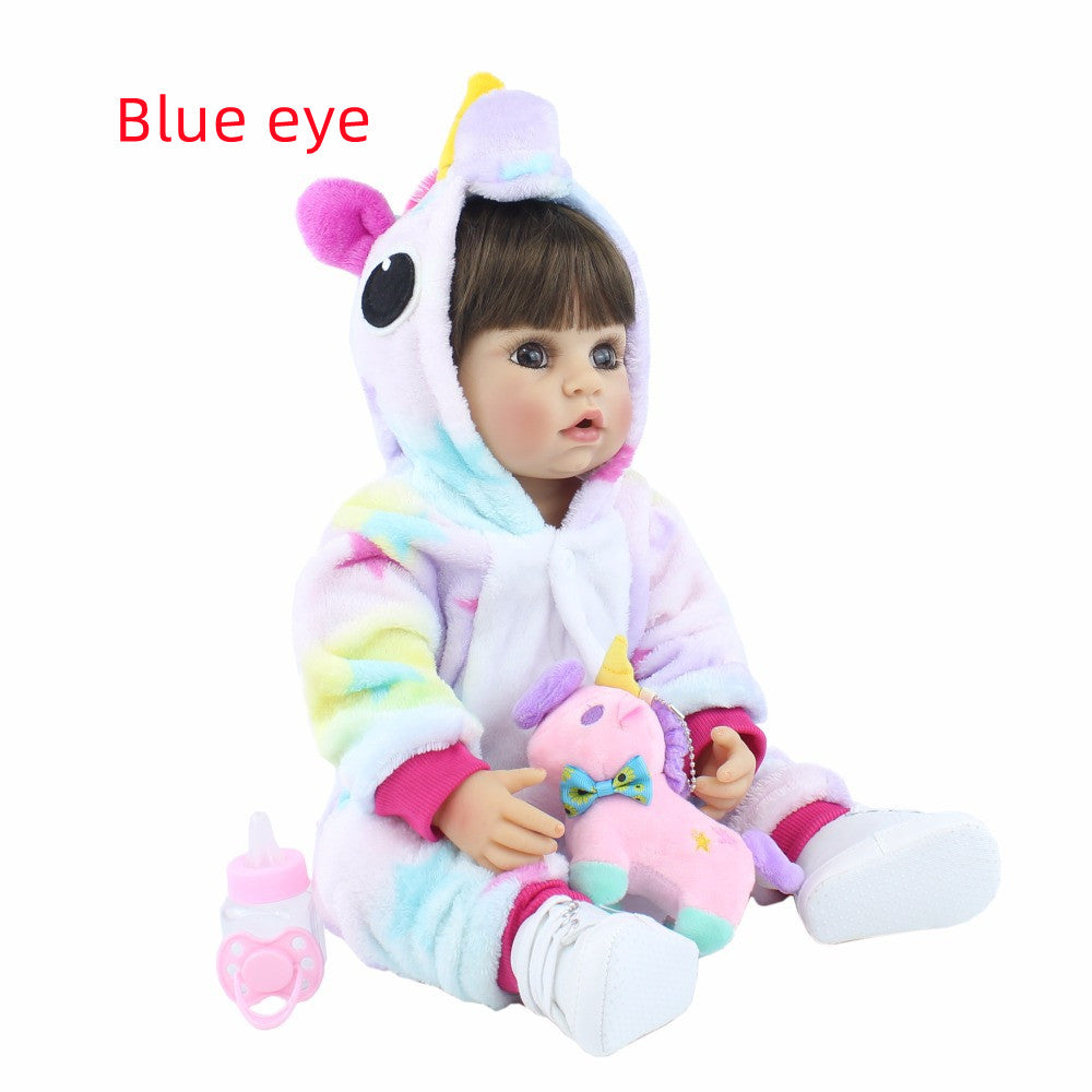 55 Cm Plastic Body Reborn Baby Can Enter The Water Doll
