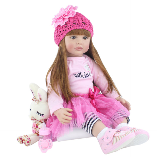 60cm Heavy Growth Princess Baby Plastic Doll