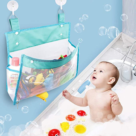 Children Bathroom Bath Toys Storage Mesh Bag