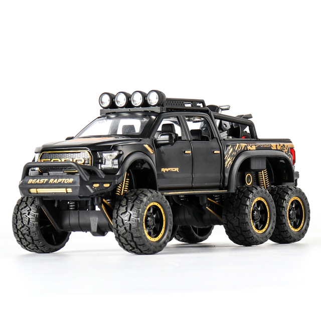 Raptor Model Pickup Truck Simulation SUVs  Toy Cars